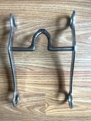 Harris 5 1/4” Sterling & Stainless Silver 2” Ported Cathedral Western Show Bit