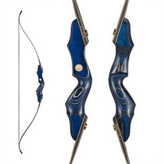 Archery 60″ RH 25-50lbs Wooden Riser Recurve Bow&12pcs Arrows Hunting Target