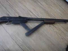 vintage daisy model no. 25 pump BB gun . rogers ark. yes it shoots