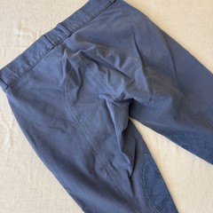 Ovation Womens Blue Equestrian Riding Breeches Knee Patch Pants Size 32R