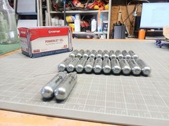 62 Pack Crosman Powerlet 12g CO2 Cartridges – Brand New Bulk Lot Airgun BB