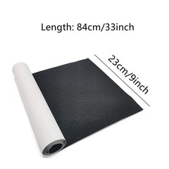 Skateboard Grip Tape 9″ x 33″ Non-Slip Griptape Coarse Grit Single Sheet (Bla…