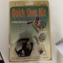 Quick Shot Kit Large Arrows Left Hand Whisker Biscuit, NIB
