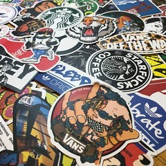 300pcs Mix Lot Stickers for Skateboar Graffiti Laptop Sticker Luggage Car Decals