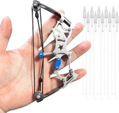 TIETHEKNOT Mini Archery Bow Set Right Hand Mini Compound Bow Mini Hunting Bow…