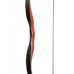 60″ Traditional Longbow Recurve Bow Wooden 30-50LBS for Outdoor Archery Hunting