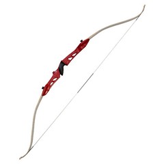 SAS Explorer Metal Riser Takedown Recurve Bow Red Riser 66″ AMO 30lbs – Open Box