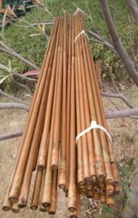 50pcs Archery 33in 55-60lbs Dia6-7.3mm Bamboo Shafts Arrows 3D Target Shooting