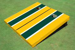 Green And Yellow Matching Long Stripe Set