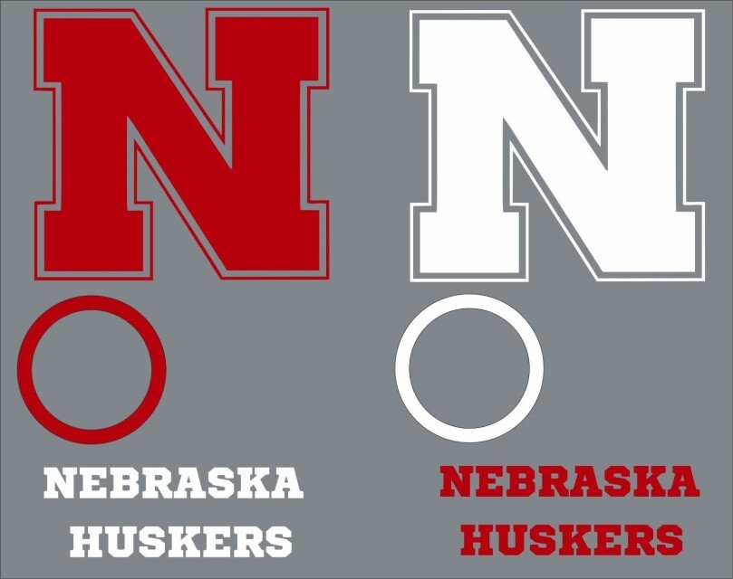 Nebraska Cornhole Set of 8 Vinyl Decals – 2 Free Window Decals