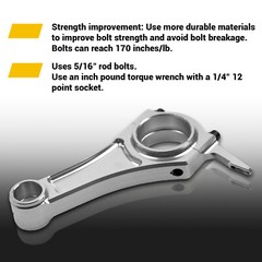 4.41″ Billet Aluminum Connecting Rod For Honda GX340 GX390 Predator 420CC