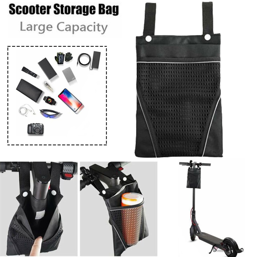 Xiaomi Mijia M365 Scooter Front Hanging Bag Bicycle Carry Case Waterproof Black