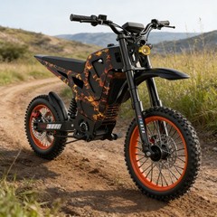 US ELECTRIC DIRT BIKE PEAK 3000W 48V 21AH OFF-ROAD BICYCLES 40MPH E-BIKE ADULT