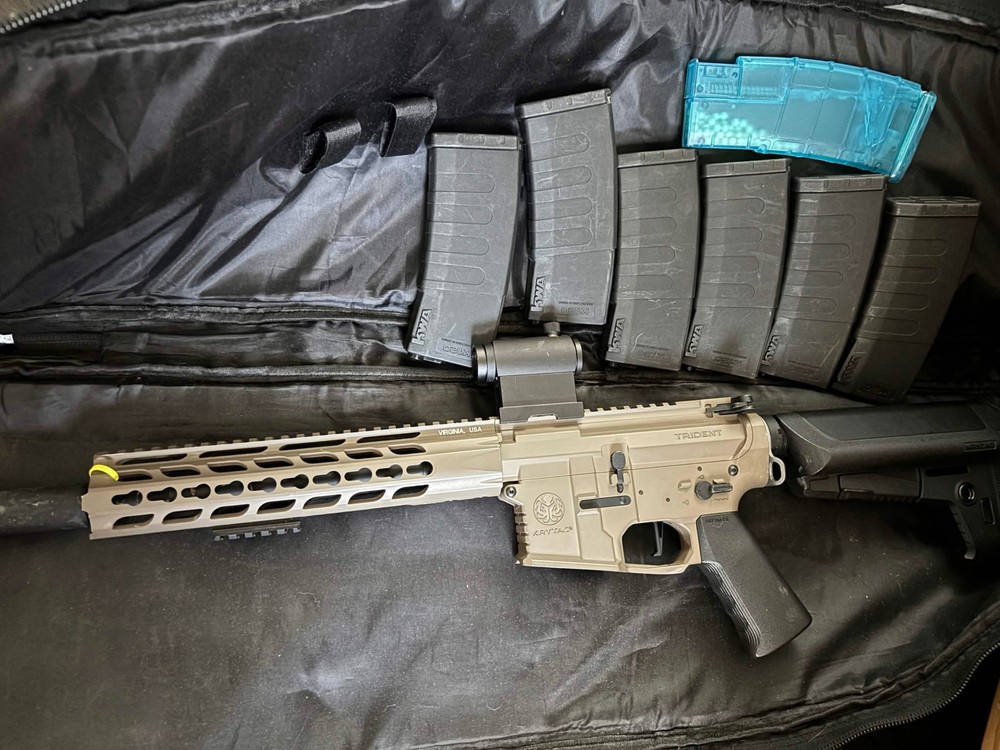 Krytac Trident MKII CRB Full Metal Electric Airsoft Rifle AEG Foliage Green