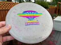 (New Listing) 175G PFN Thunderbird Rainbow Disc Golf Innova PDGA Splatter #3026