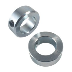 1″ Bore Solid Steel Zinc Plated Shaft Collars Set Screw Style (2PCS)