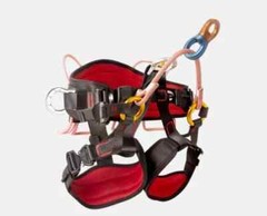Climbing Half Body Harness Rope Arborist Saddle Tree Bridge Caving Rescue