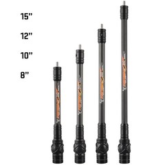 Archery Carbon Rod Shock Absorber Stabilizer Bow Hunting Practice Balance Bar