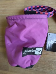 Metolius Small Rock Climbing Comp Chalk Bag Purple Synthetic Fur Liner