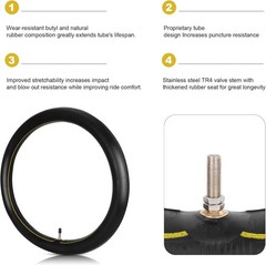 (2-Pack) 2.25/2.50-16 Inner Tubes for XR80 CRF80 Dirt Bike Pit Off Road ATV