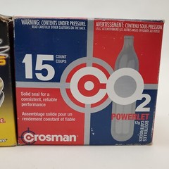 Lot Airgun Paintball CO2 Cylinders 12 Grams 43 Count Crosman Eagle Air