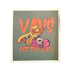 Vans Off The Wall Sticker Lot 5 Skateboarding Logo Graphic Decals Rare Mix