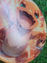 CHARMANDER POKEMON Dino Discs Triceratops Kids Disc Golf – Egg Shell 122G LIGHT