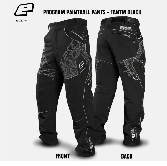 Planet Eclipse Program Paintball Pants – Fantm Black – Medium