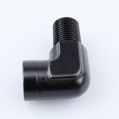 90 Degree 1/8″ NPT 1/8 NPT to 1/8 NPT female npt to male npt elbow black