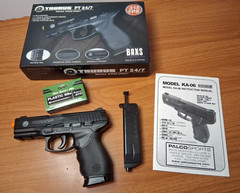 Palco Sports Taurus PT 24/7 Replica Spring Airsoft with Speed Loader Manual Box