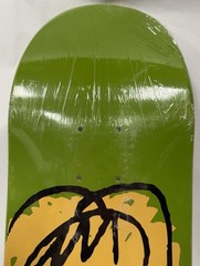 Foundation Skateboards Deck 8.25 Olive Green Smiley Graphic Sealed Raw Blank A31