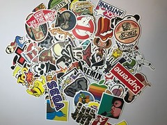 100 Skateboard Stickers bomb Vinyl Laptop Luggage Decals Dope Sticker Lot best