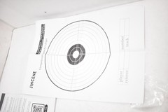 Jincene Mini Compound Bow Target Set Aluminum Alloy Silver Target Practice