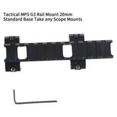 Picatinny Rail Adaptor, Scope Claw Mount Picatinny Rail Base, Low Profile Bra…