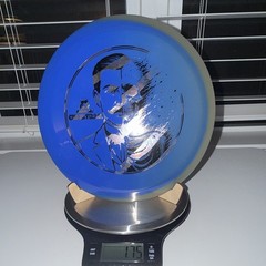 Doomsday Disc Chemtrail With Zebra Sliver And Black Foil 176 Grams