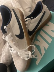 Nike SB Heritage Vulc Summit White Navy Skateboarding Shoes US Size 9.5 men