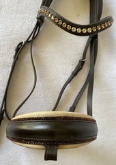 STUNNING Otto Schumacher #2 Full Horse Comfort Crown BRIDLE~Swarovski Crystal