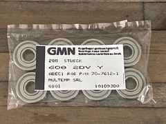 1980’s NOS GMN German Speed Vintage Skateboard Bearings Original WITH SPACERS!