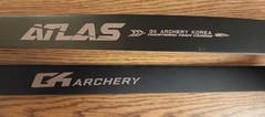 USED GK Archery Atlas Foam Core Carbon ILF Limbs 62″ 45lbs