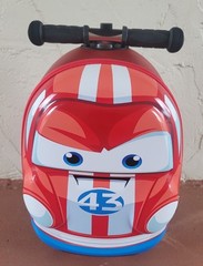 Kiddietotes Race Car Pack N’ Go Scooter