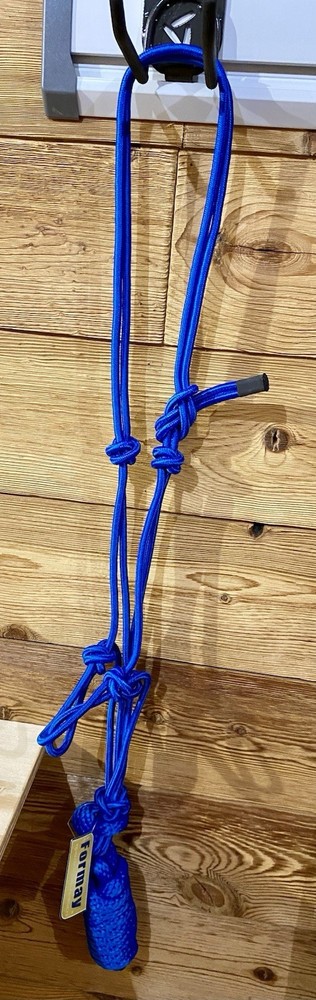 Formay Royal Blue Knot rope halter w/8′ lead rope western , english tack