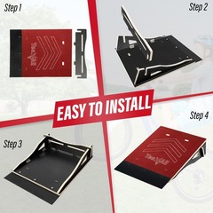 Yes4All Single-Piece Skateboard Ramp Bike Ramp Skate Ramp – Design For