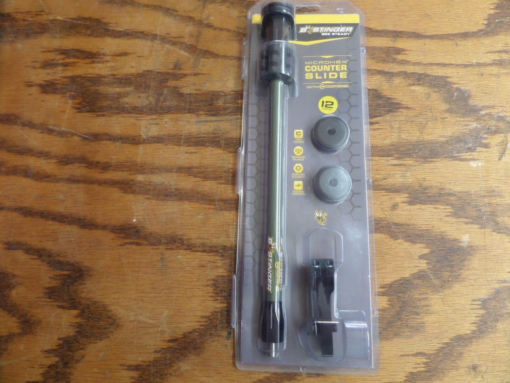Bee Stinger MicroHex 12″ Counter Slide Stabilizer w/countervail OLIVE