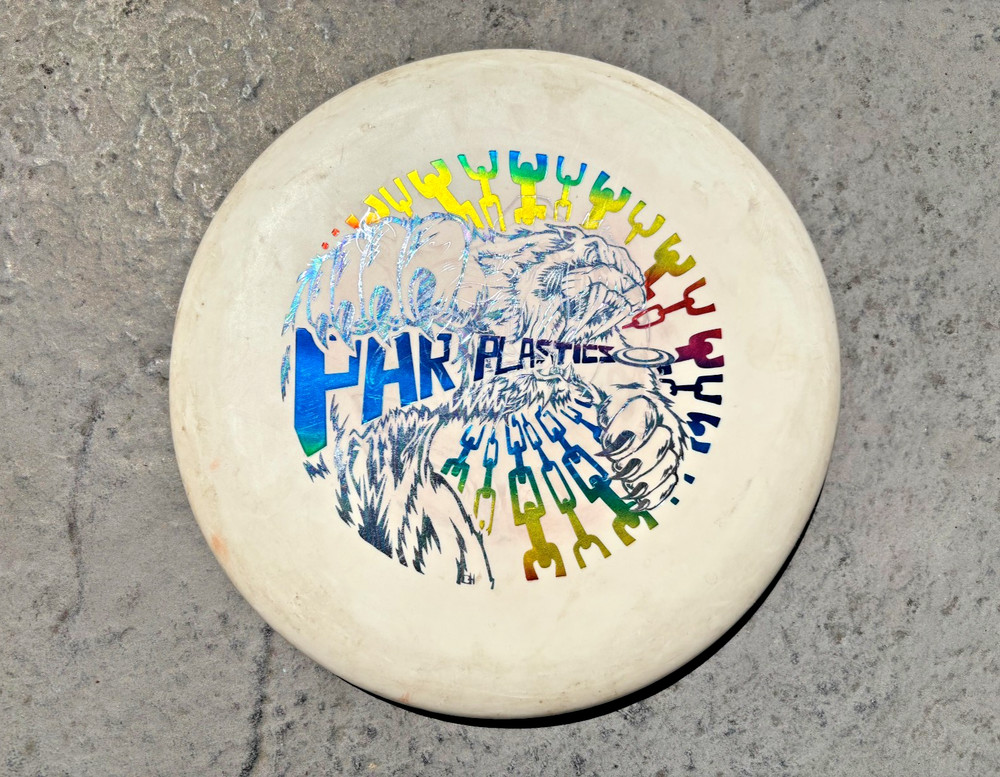 Gateway Warlock 174g – Custom «PAK Plastics» Rainbow Foil Stamp – Firm Flex Putt
