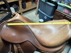 16.5in Bates Caprilli English Saddle W/ Exchangeable Gullet System
