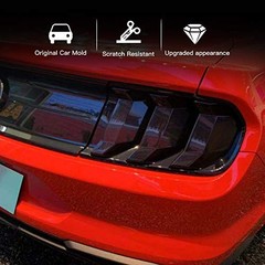 Tail Light Lamp Cover Guard Trim Frame Bezels Decoration 2018+ Smoke Black