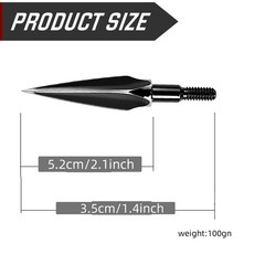 12X Classical Tradition Broadheads 100Gr Hunting Arrow Tips Compound Recurve bow