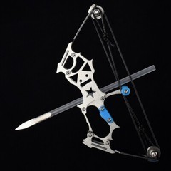 5.5″ Mini Compound Bow Kit Toy Arrows Target Shooting Archery Gift Pocket Bow