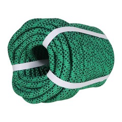 3/8 «x 100′ Black&Green Braided Polyester Arborist Rigging Rope Garden 3250lbs