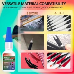 4 Pack Arrow Glue, Fast Curing Fletching Insert Clear Adhesive For…